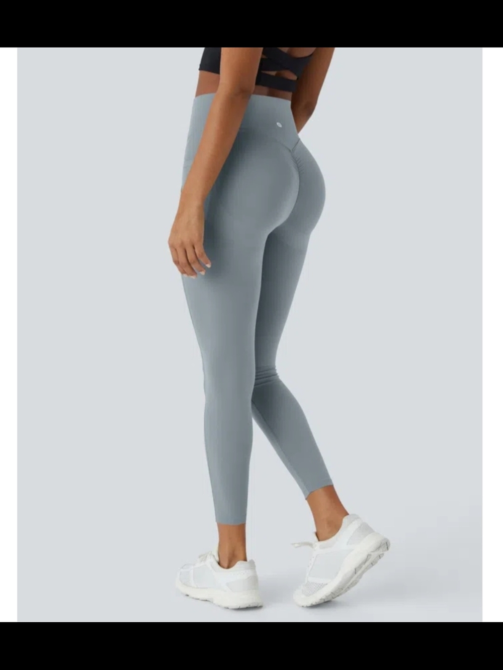 HALARA High-Waist Leggings in Light Slate Gray